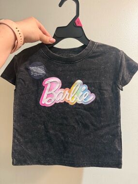 NWT Barbie rainbow logo tee 18 months